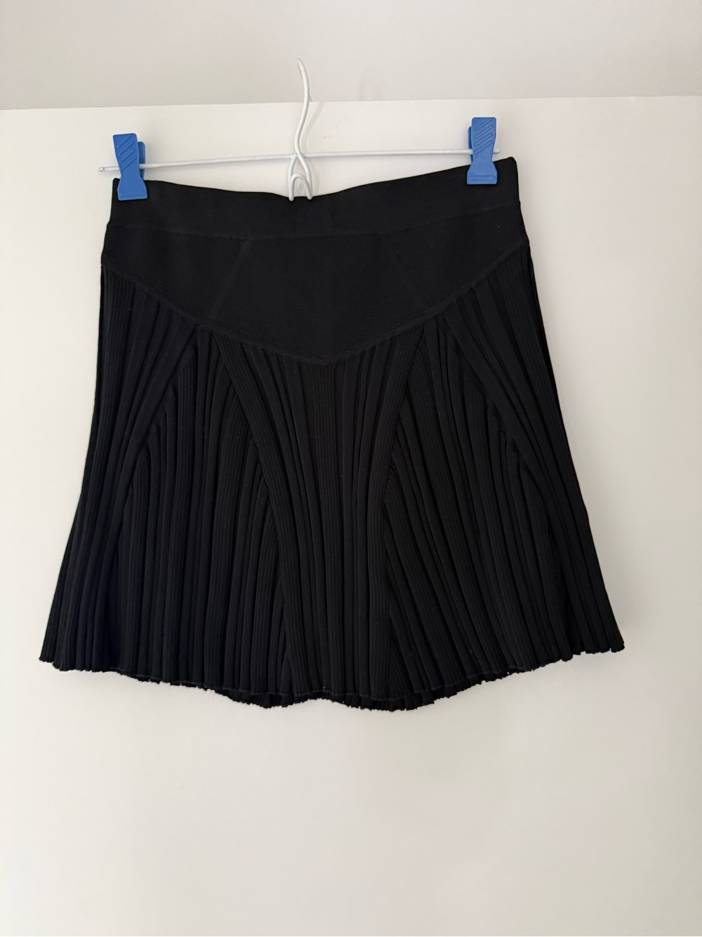 Fleur du Mal Black Rib Flared Skirt - Picture 2 of 8
